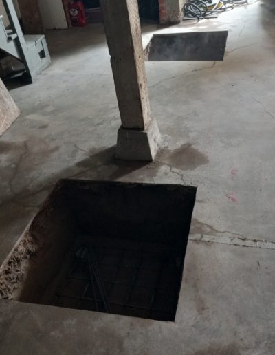 Before - Concrete Foundation