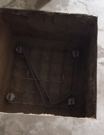 Before - Concrete Foundation