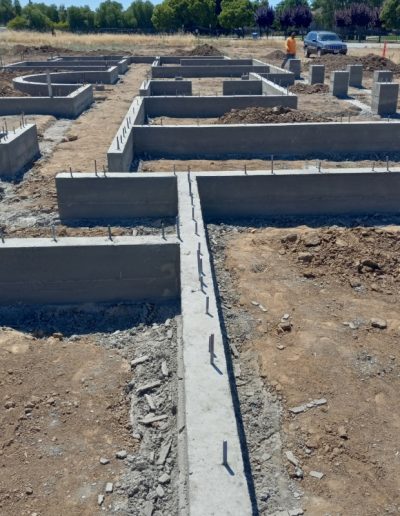 Before - Concrete Foundation