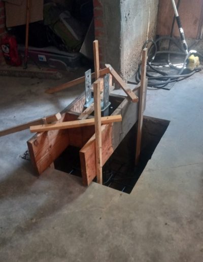 Before - Concrete Foundation