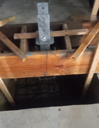Before - Concrete Foundation