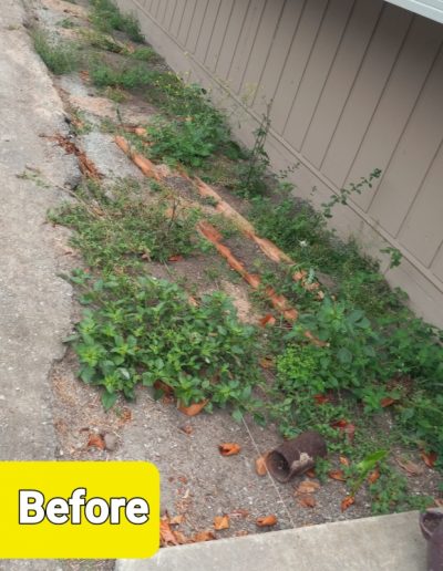 Before - Concrete Foundation